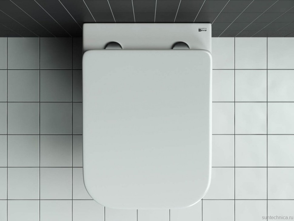 Унитаз подвесной Ceramicanova Mono CN1902 с микролифтом, безободковый