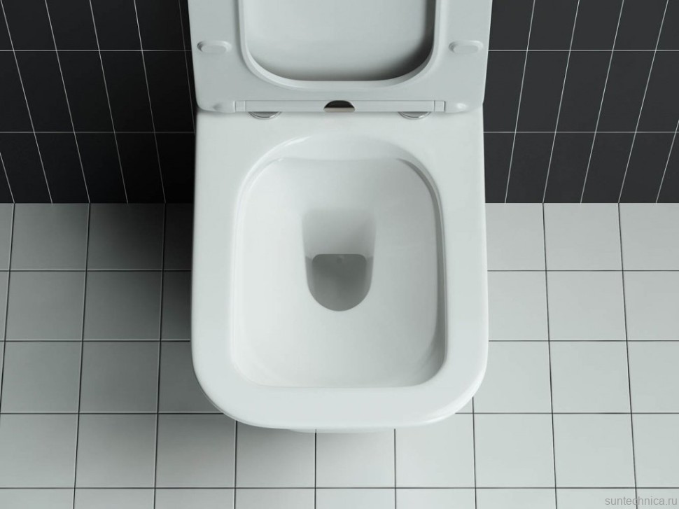 Унитаз подвесной Ceramicanova Mono CN1902 с микролифтом, безободковый