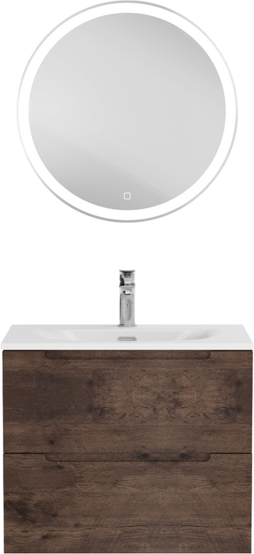 Мебель для ванной комнаты BelBagno Etna 39 60 rovere moro, раковина BB-8099-3-60
