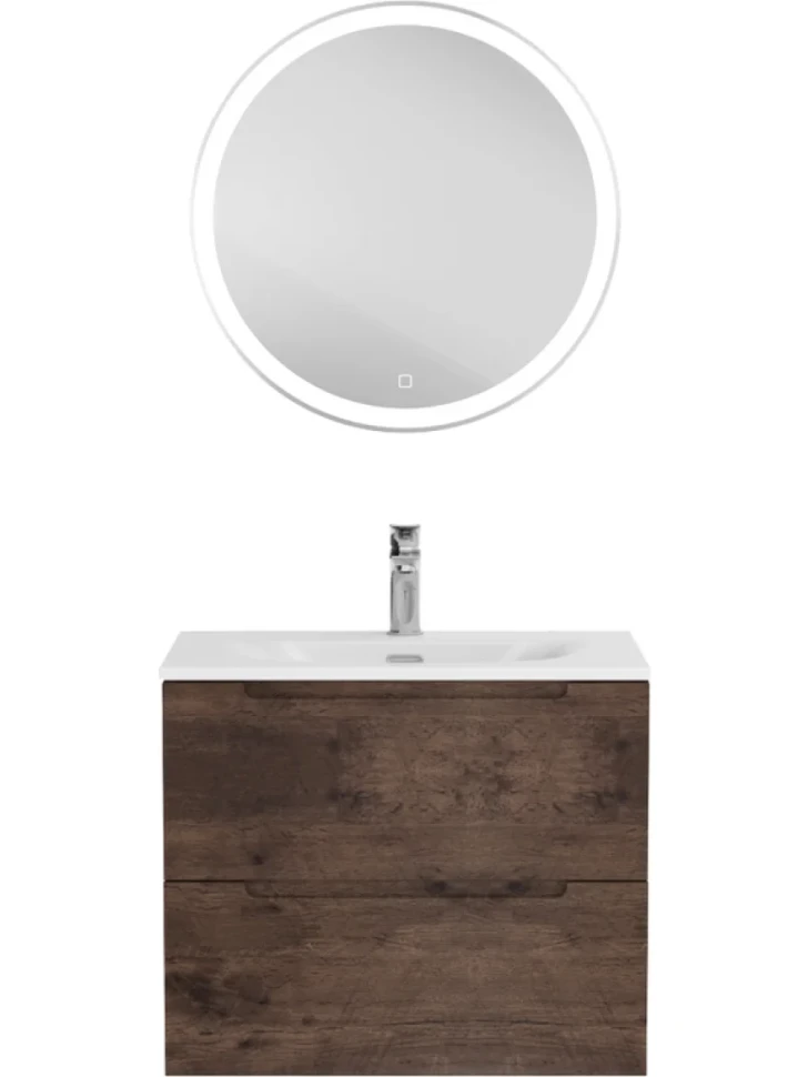Мебель для ванной комнаты BelBagno Etna 39 60 rovere moro, раковина BB-8099-3-60