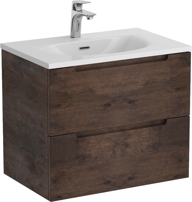 Мебель для ванной комнаты BelBagno Etna 39 60 rovere moro, раковина BB-8099-3-60