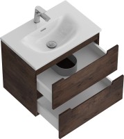 Мебель для ванной комнаты BelBagno Etna 39 60 rovere moro, раковина BB-8099-3-60