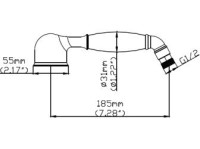 Смеситель для ванны с душем Seaman Eco Koblenz SSN-2368D Смеситель для ванны с душем Seaman Eco Koblenz SSN-2368D