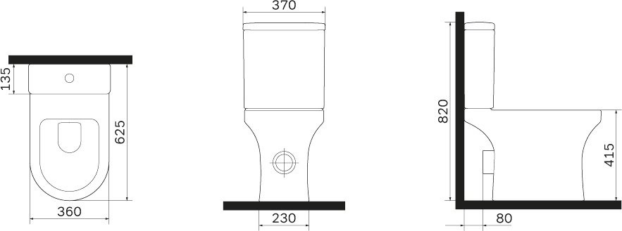 Унитаз-компакт напольный AM.PM X-Joy C85A8601SC