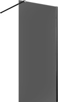 Душевая перегородка Vincea Walk-in VSW-1H900CGB 90 см, профиль матовый чёрный, стекло тонированное