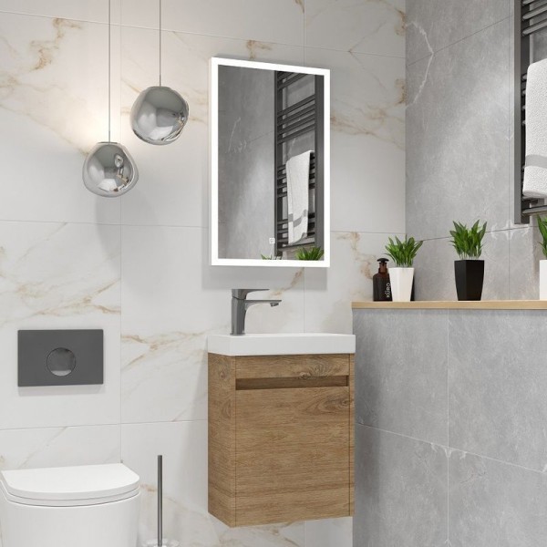 Мебель для ванной комнаты Art&Max Family-M 40 подвесная, harbor golden, с дверцей