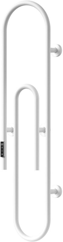 Полотенцесушитель электрический Bauedge Wall Clip AF0013 30x120, белый матовый