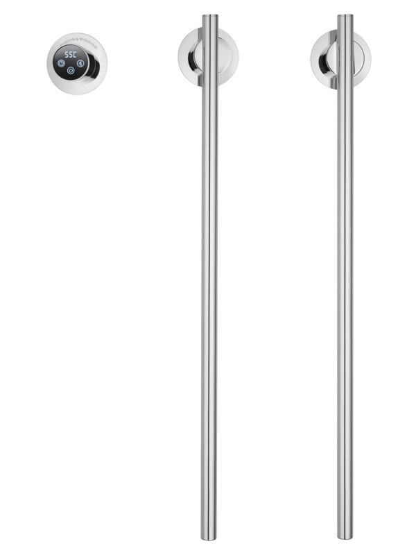 Полотенцесушитель электрический Wonzon & Woghand WW-A362-CR С ВНУТРЕННЕЙ ЧАСТЬЮ, хром