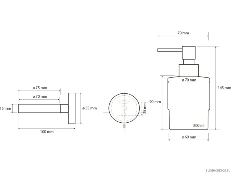 Дозатор Bemeta Neo 104109115 steel