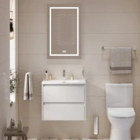 Мебель для ванной комнаты BelBagno Kraft 39 70 bianco opaco, раковина BB-8099-3-70