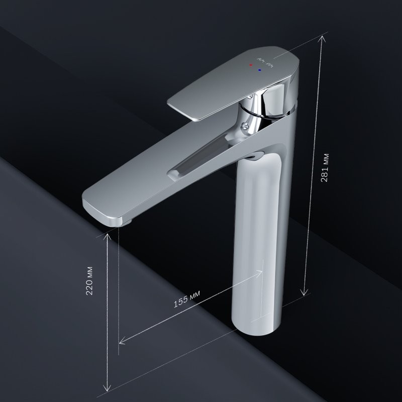 Смеситель для раковины AM.PM Gem F90A92000