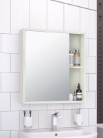 Зеркало-шкаф Runo Эко 60, белое