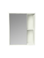Зеркало-шкаф Runo Эко 60, белое