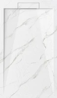 Поддон для душа Esbano Luxe ESPLM128CB белый мрамор Поддон для душа Esbano Luxe ESPLM128CB белый мрамор