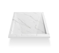 Поддон для душа Esbano Luxe ESPLM128CB белый мрамор Поддон для душа Esbano Luxe ESPLM128CB белый мрамор