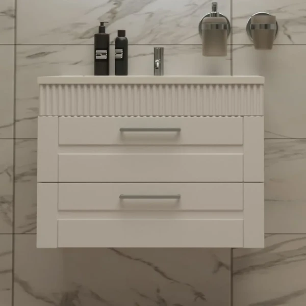 Тумба с раковиной Sanvit Турин 2 75, белая