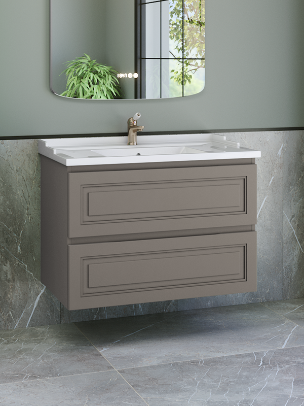 Тумба с раковиной Caprigo Wales 90 айрон