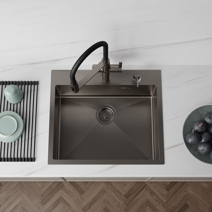 Мойка кухонная IDDIS Haze HAZ59GMi77 графит