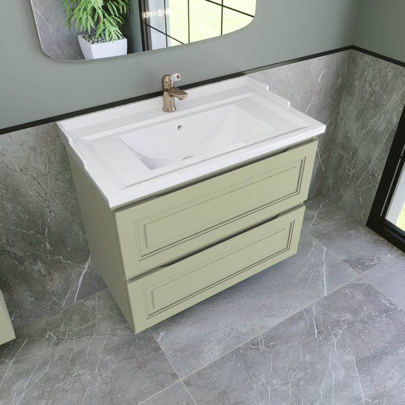 Мебель для ванной комнаты Caprigo Wales 80 фисташка