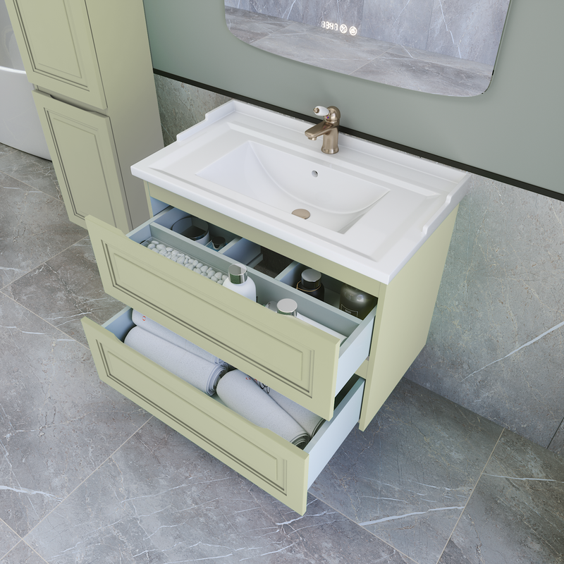 Мебель для ванной комнаты Caprigo Wales 80 фисташка