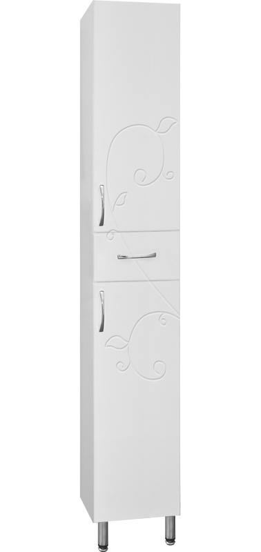 Шкаф пенал для ванной Style Line Эко Фьюжн 36 белый