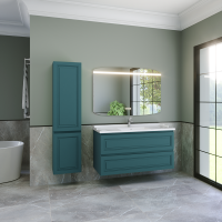 Мебель для ванной комнаты Caprigo Wales 120 изумрудно-бирюзовая