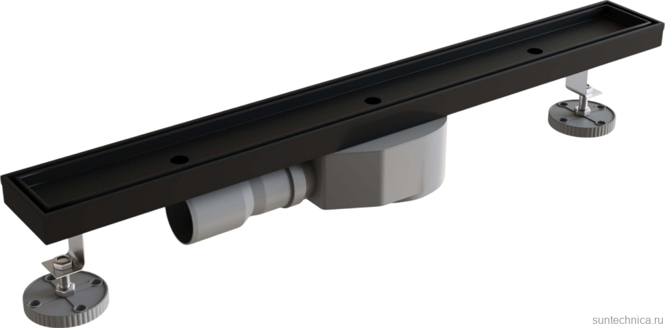 Душевой трап (лоток) RGW SDR-08B черный, 80 см