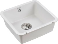 Комплект Мойка Paulmark Unter 50 PM204543-WH белая + Смеситель Lemark Comfort LM3075W с гибким изливом, белый
