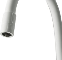 Комплект Мойка Paulmark Unter 50 PM204543-WH белая + Смеситель Lemark Comfort LM3075W с гибким изливом, белый