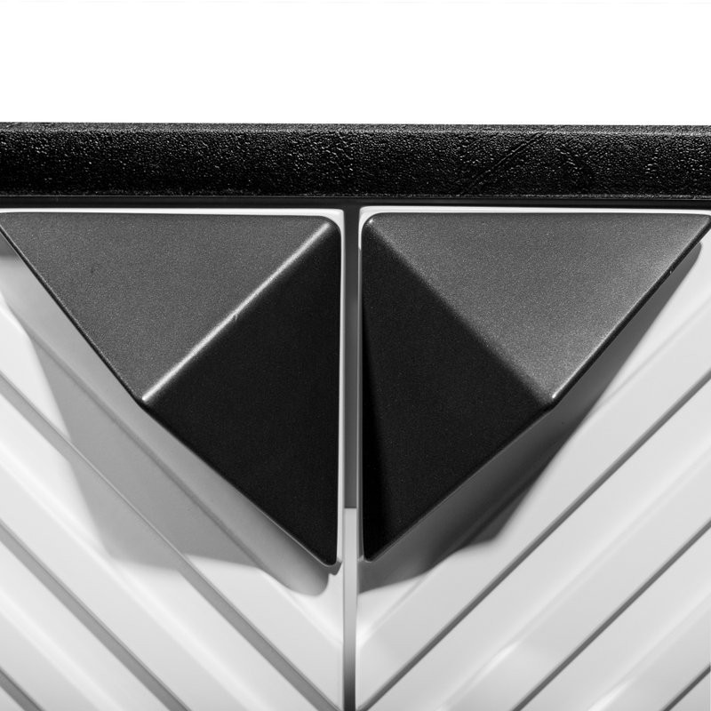 Мебель для ванной комнаты Runo Андорра 85 белая матовая, черная, раковина Lavello 50