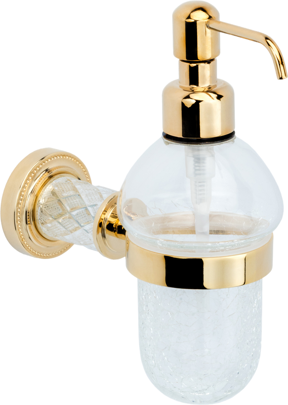 Дозатор Boheme Murano Cristal 10912-CRST-G золото