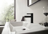 Смеситель для раковины Hansgrohe Finoris 100 76010670 матовый черный