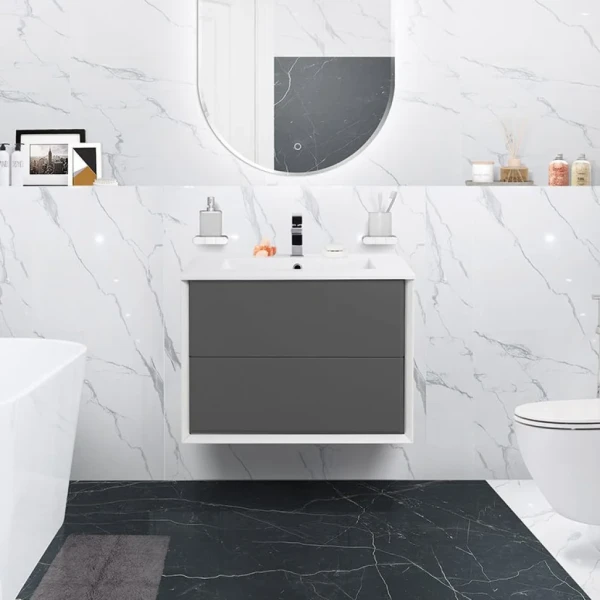 Тумба с раковиной Cezares Bellagio 70 grigio nuvola