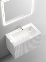 Мебель для ванной комнаты Sancos Snob T 80 см, bianco