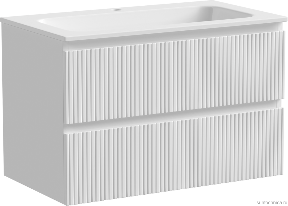 Мебель для ванной комнаты Sancos Snob T 80 см, bianco