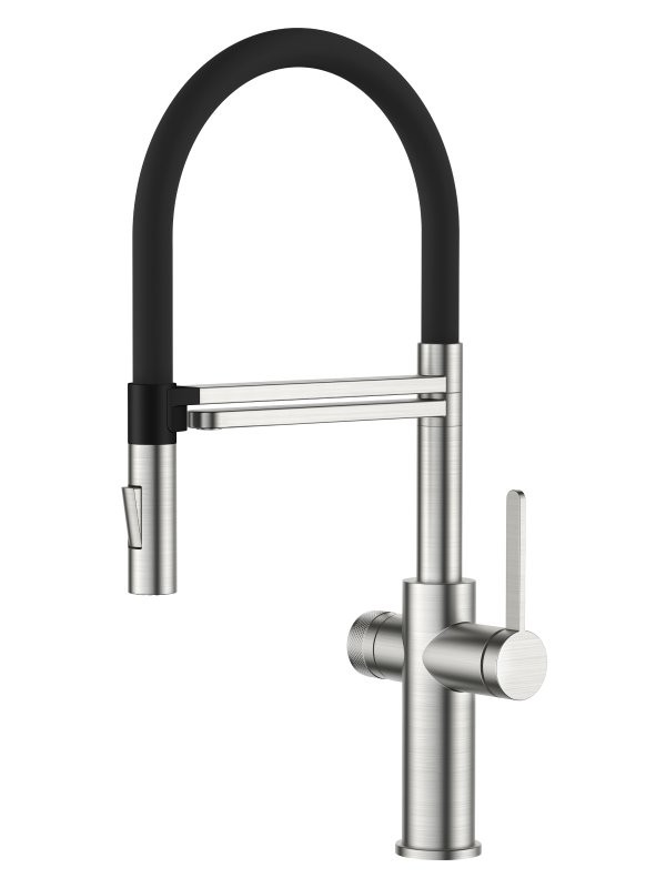 Смеситель для кухни Agger Elegant A3252522 с гибким изливом, сатин матовый