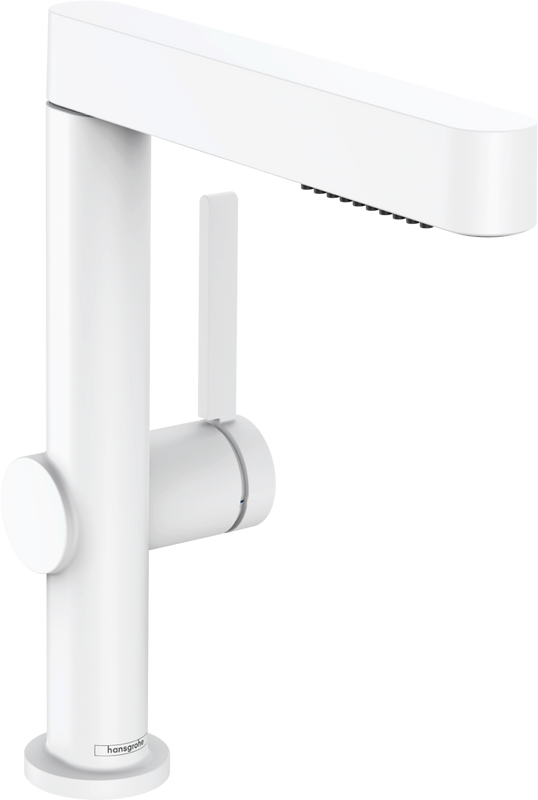 Смеситель для раковины Hansgrohe Finoris 230 76063700 матовый белый