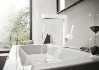 Смеситель для раковины Hansgrohe Finoris 230 76063700 матовый белый