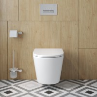 Унитаз подвесной BelBagno Tre BB5180CH-TOR/SC безободковый