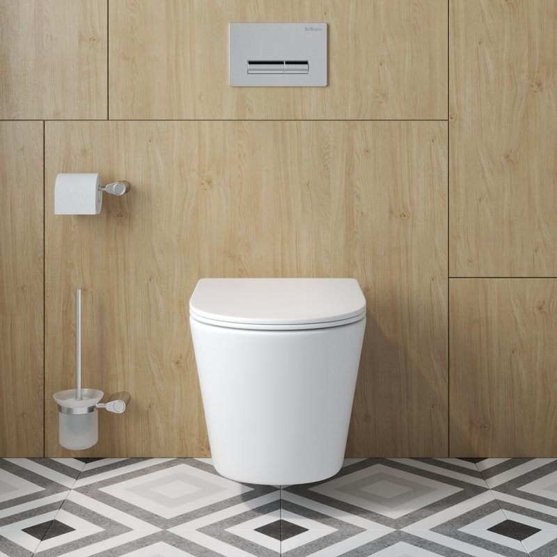 Унитаз подвесной BelBagno Tre BB5180CH-TOR/SC безободковый