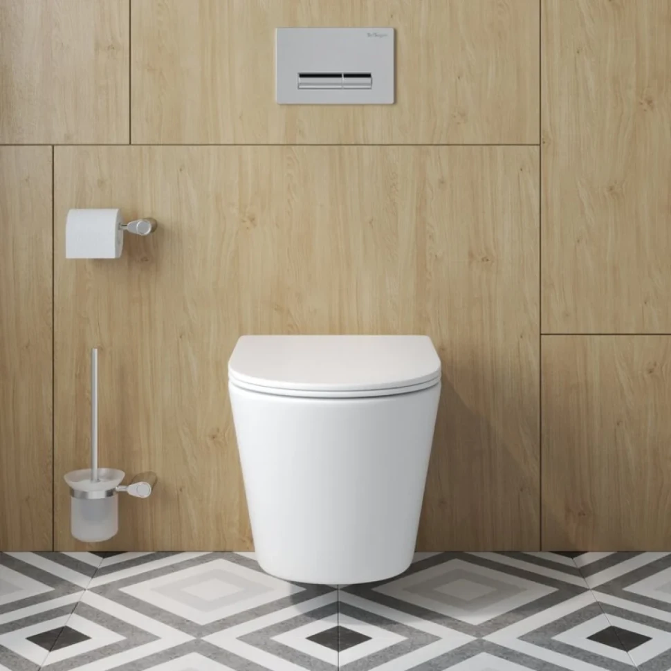 Унитаз подвесной BelBagno Tre BB5180CH-TOR/SC безободковый