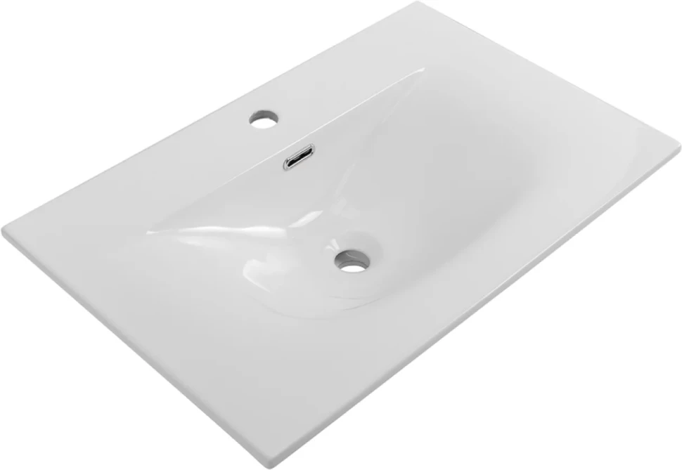 Мебель для ванной комнаты BelBagno Kraft 70 подвесная, матовая голубая, раковина bb-8099-70