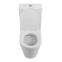 Унитаз-компакт напольный BelBagno Flay-r BB2149CPR/SC безободковый, крышка с микролифтом, бачок BB2149T