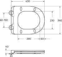 Унитаз-компакт напольный BelBagno Flay-r BB2149CPR/SC безободковый, крышка с микролифтом, бачок BB2149T