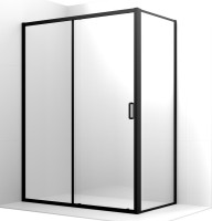 Душевой уголок Ambassador Forsa 17021222AB-120AB 160х120 см, профиль черный, стекло прозрачное
