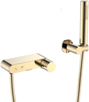 Смеситель для ванны с душем Boheme Stick 123-GG gold diamond gold