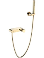 Смеситель для ванны с душем Boheme Stick 123-GG gold diamond gold