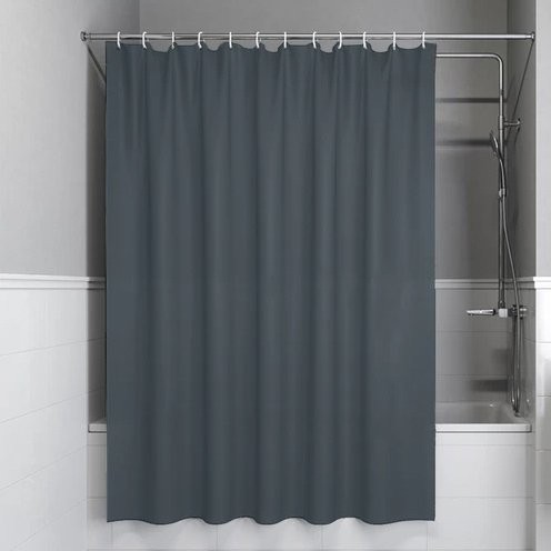 Штора для ванной IDDIS Base BL01P24i11 240х200, серая