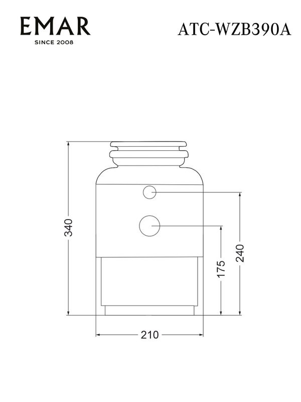 Измельчитель отходов Emar ATC-WZB390A