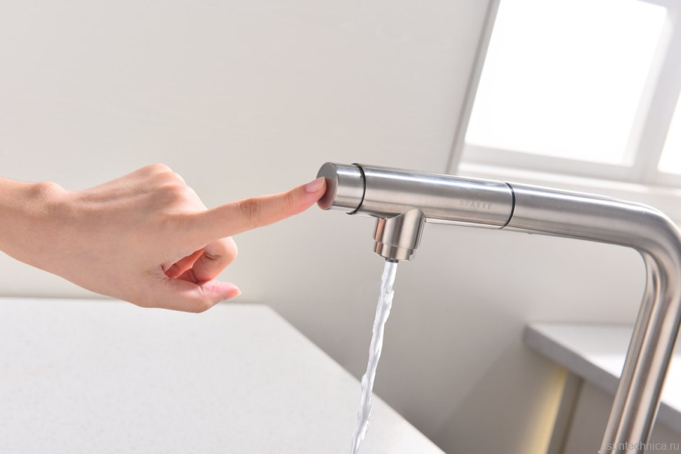 Смеситель для кухни Paulmark Urban Ur213104-BS брашированная сталь